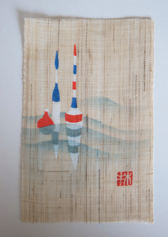 麻の絵 公式限定】麻の絵手紙「浮き」[京都洛柿庵オンラインショップ]