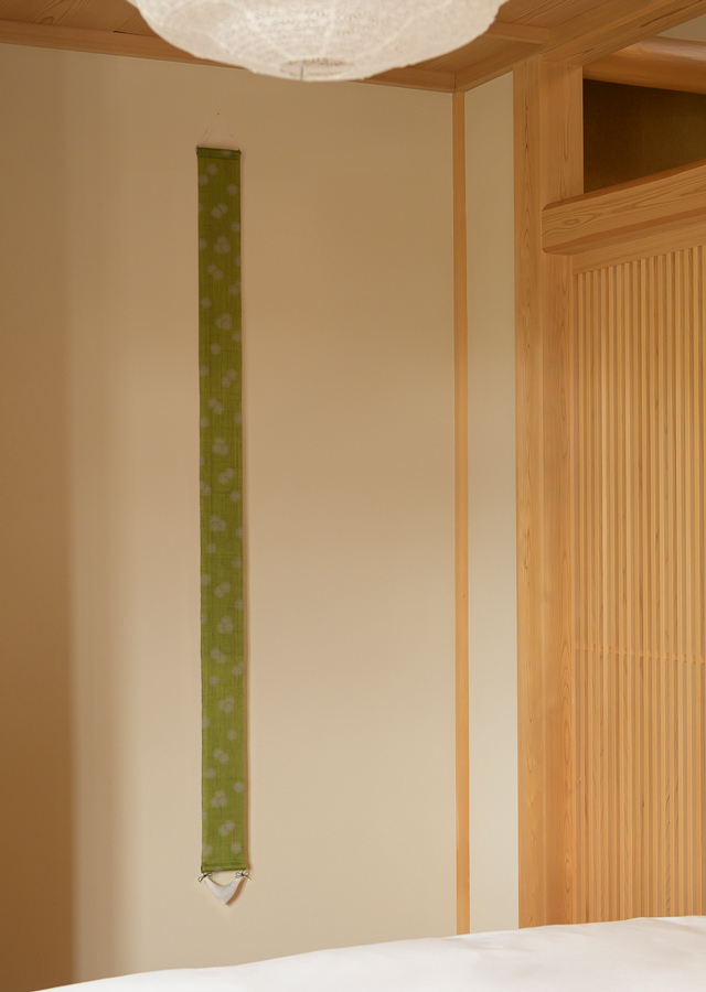 手染め麻細タペ掛け香「松風」 [京都洛柿庵オンラインショップ]