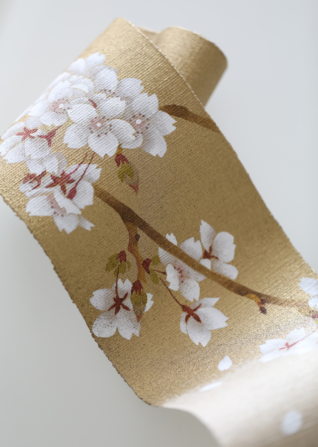 楽天市場】細タペストリー 紅しだれ桜 京都 洛柿庵 らくしあん