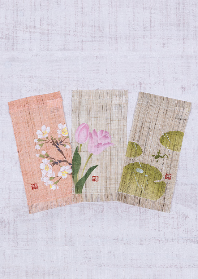 絵麻　春分・清明・穀雨「桜・チューリップ・蓮かえる」