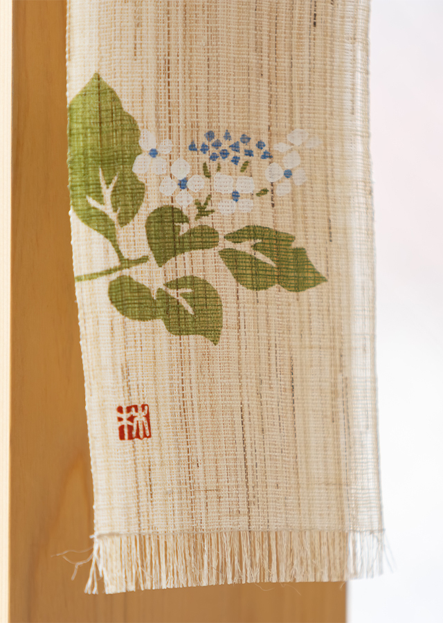 絵麻　夏至・小暑・大暑「額紫陽花」