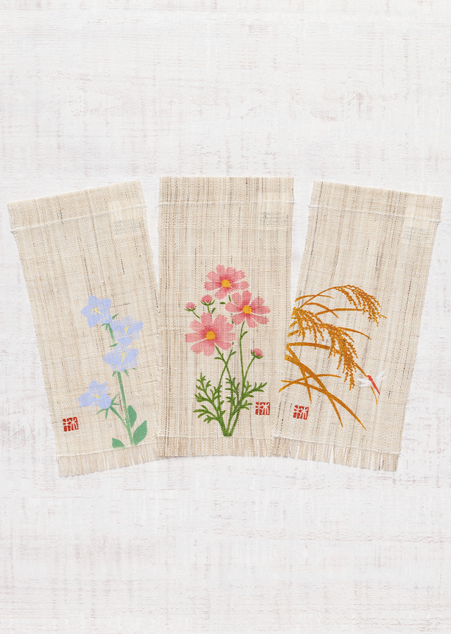 公式限定】絵麻 -ema- 「桔梗（立秋）・秋桜（処暑）・稲穂（白露