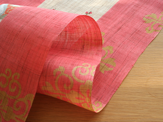 タペストリー「短冊桃雛」