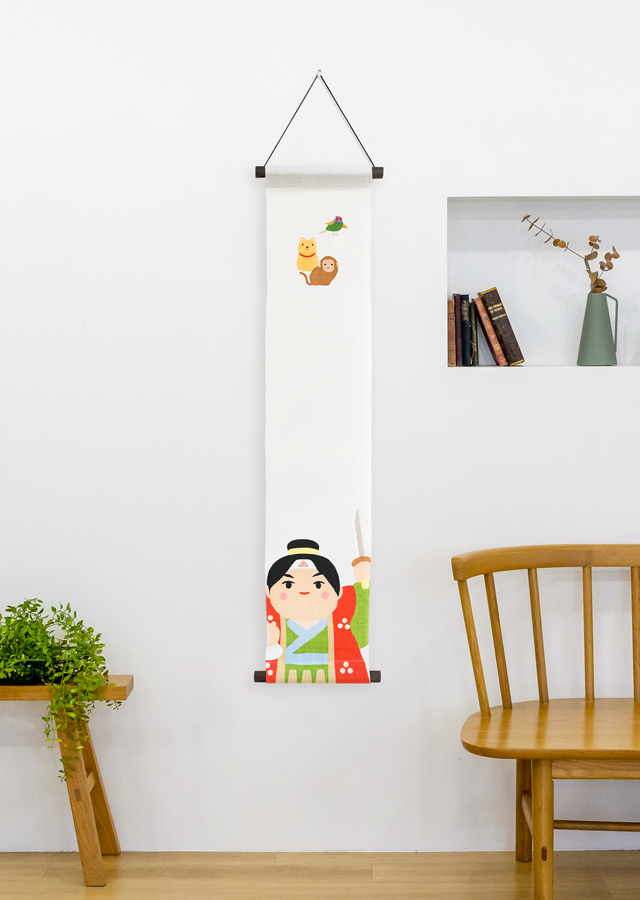 節句タペストリー「桃太郎」