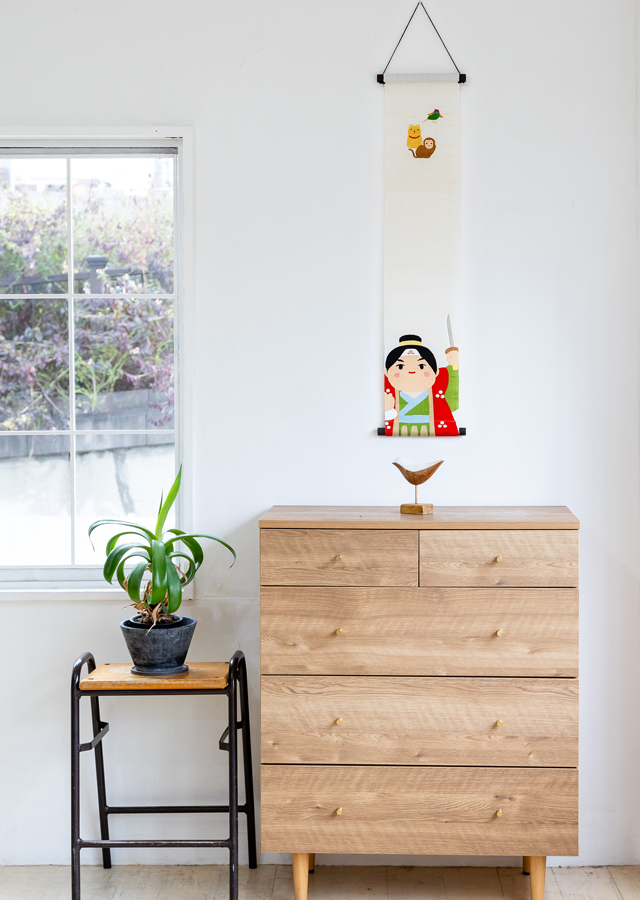 節句タペストリー「桃太郎」