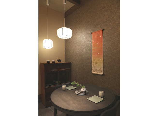 手染め麻タペストリー「アカネノトキ」 [京都洛柿庵オンライン