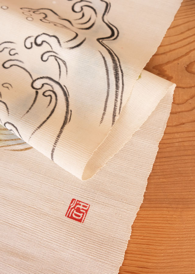 縁起タペストリー「つるかめ吉祥」