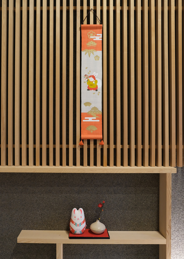 手染め麻豆タペストリー「大黒うさぎ」[京都洛柿庵オンラインショップ]