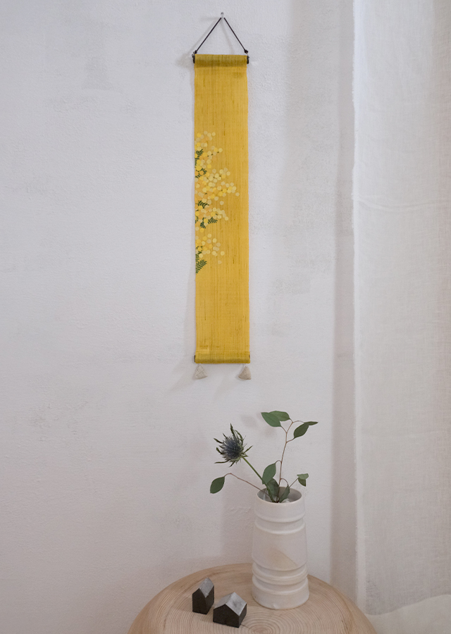 豆タペ「ミモザイエロー」