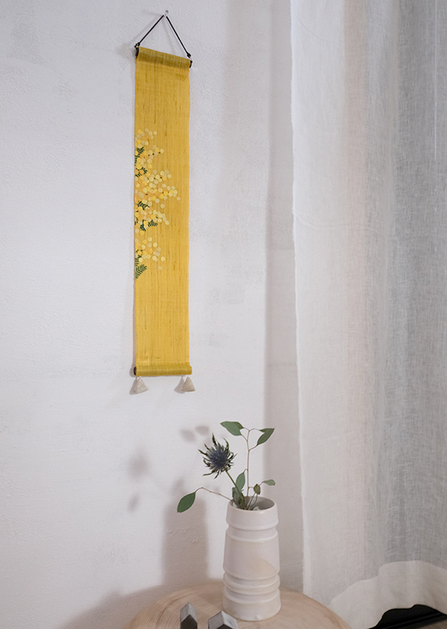 豆タペ「ミモザイエロー」