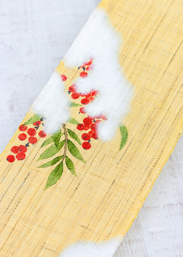 豆タペ「紅白南天」