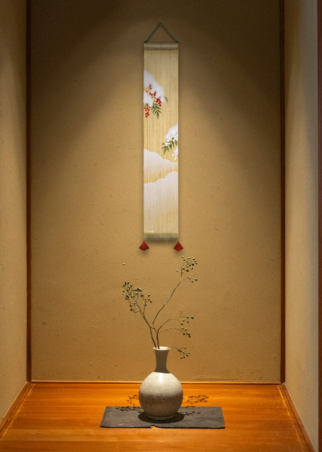 豆タペ「紅白南天」