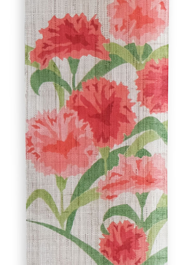 手染め麻豆タペ「カーネーション」[京都洛柿庵オンラインショップ]