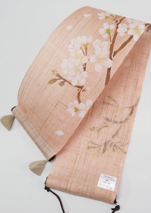 店舗限定豆タペストリー「桜」