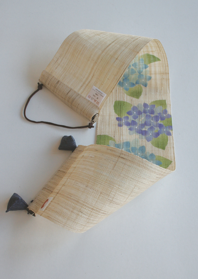 豆タペストリー「豆あじさい」