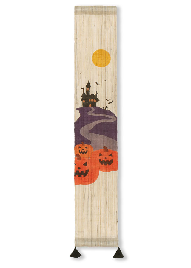 手染め麻豆タペ「トリックオアトリート」[京都洛柿庵オンラインショップ]