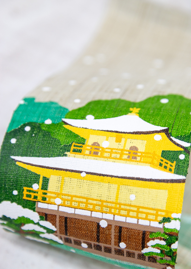 豆タペJAPAN「雪中金閣」
