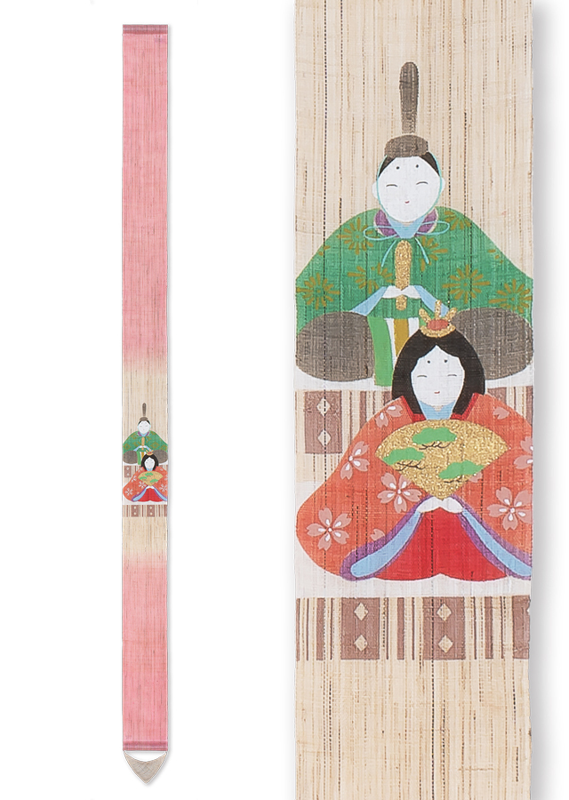 細タペストリー「雛」