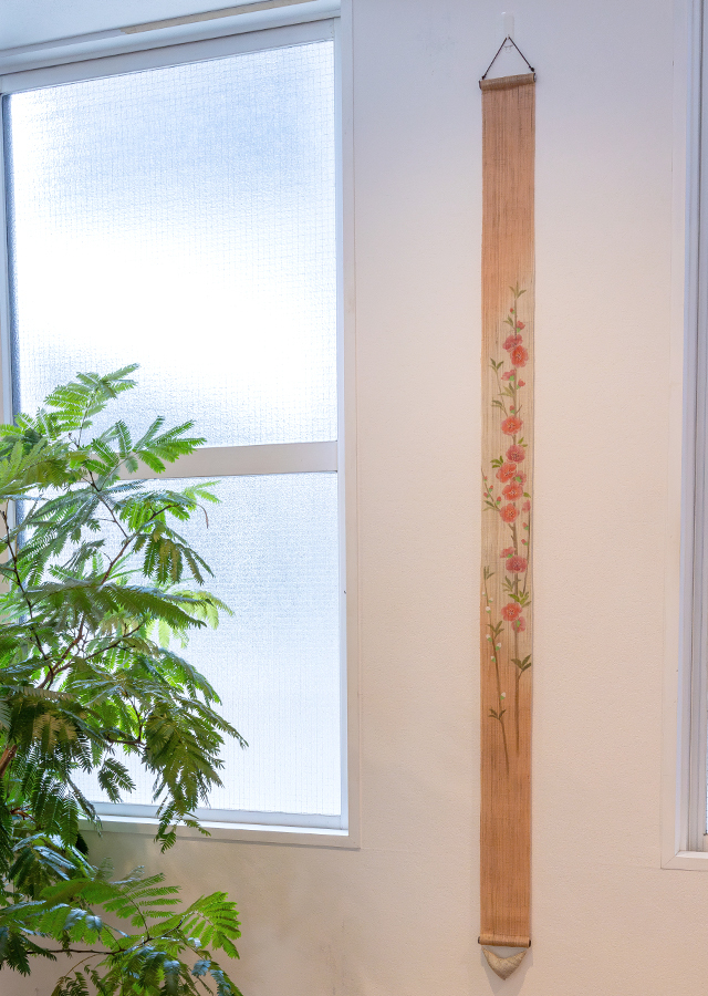 細タペ「桃の花」