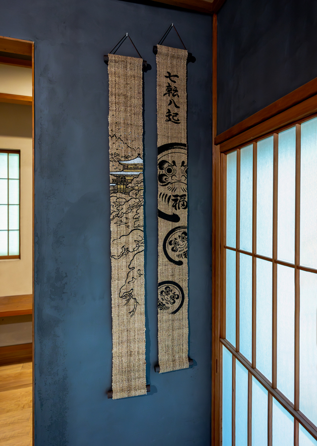 細タペ「七転八起 Zen」細タペ「雪中金閣 Zen」