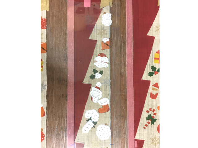 細タペストリー「クリスマスツリー」