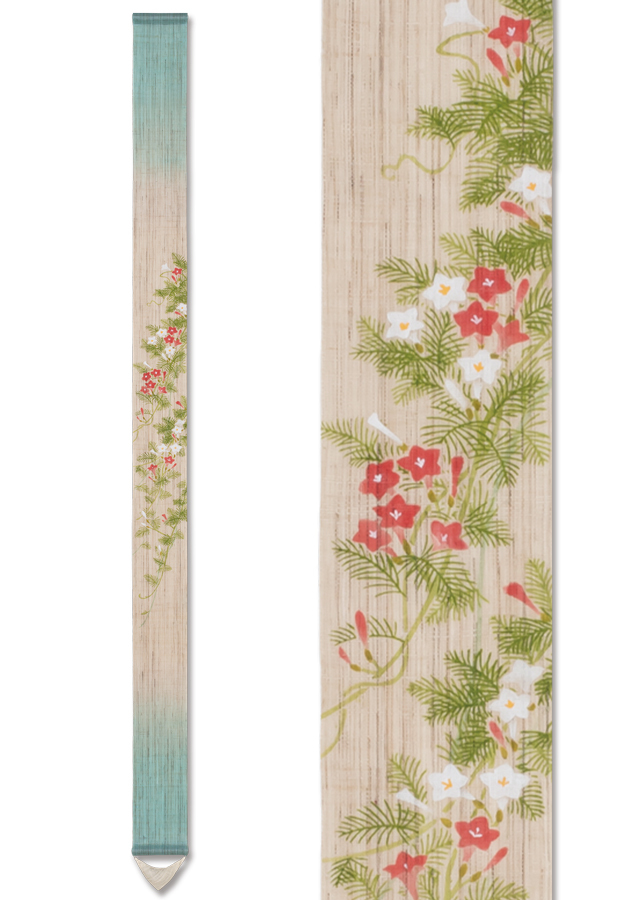 手染め麻細タペ「ルコウソウ」 [京都洛柿庵オンラインショップ]