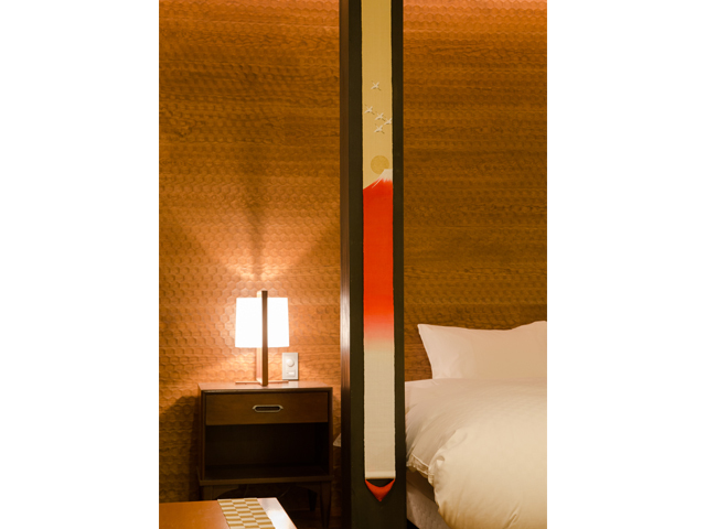 細タペストリー「茜富士」