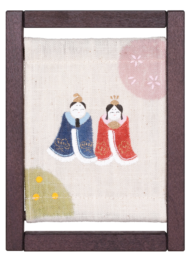 ち*ち様 京都えり善 菜の花柄の付け下げ （手染め麻ミニ木枠