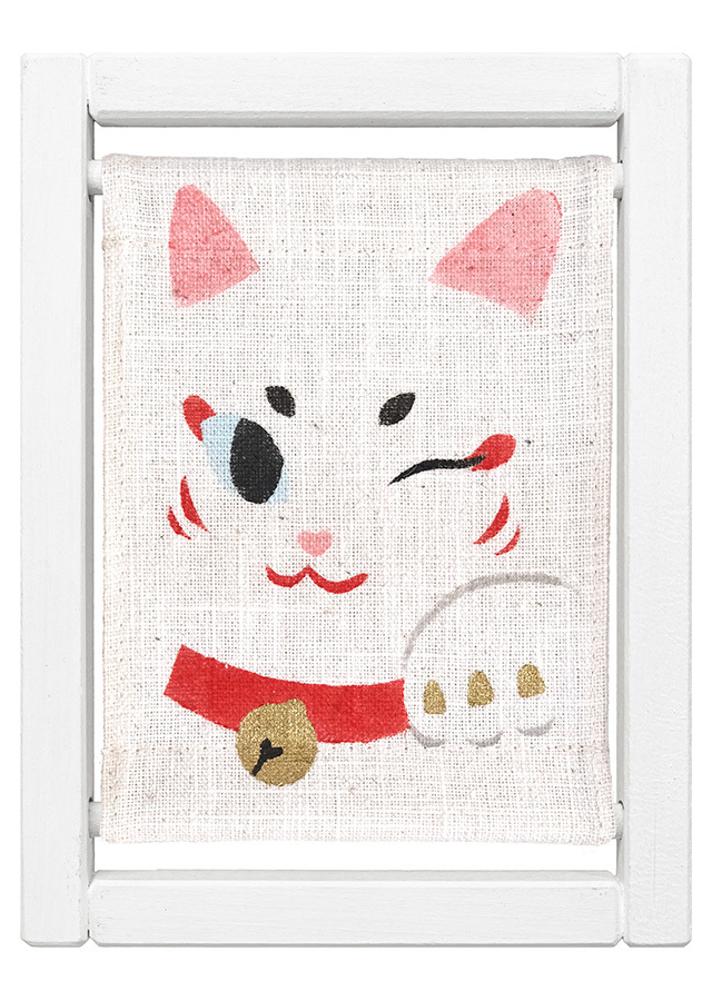 koyomiフレーム　白福猫