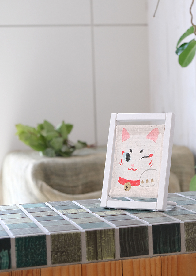 koyomiフレーム　白福猫