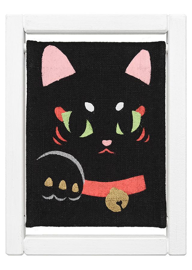 koyomiフレーム　黒福猫