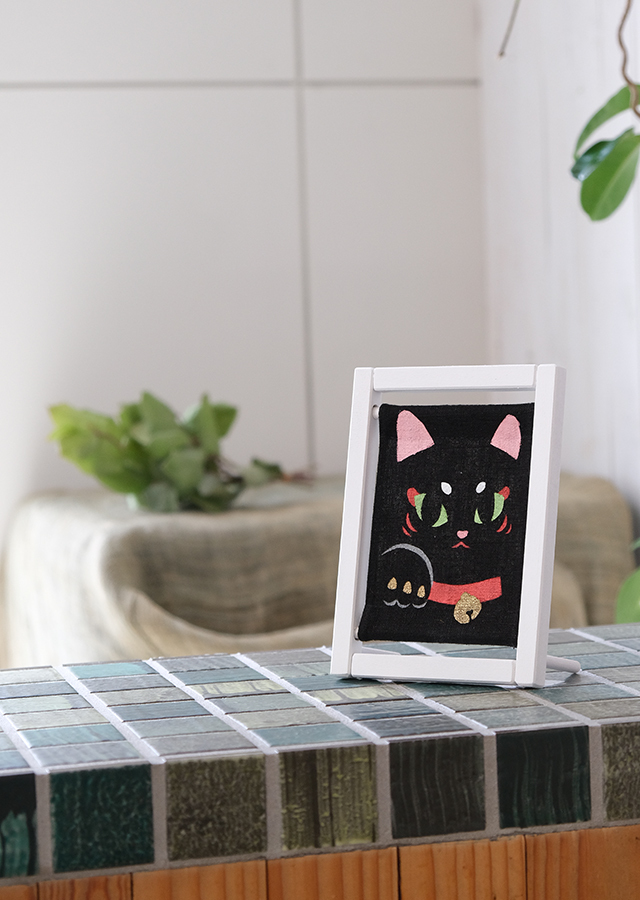 koyomiフレーム　黒福猫