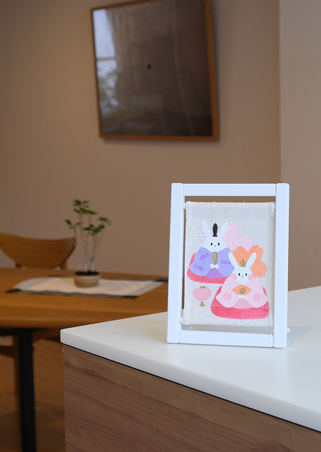 koyomiフレーム「花うさぎ雛」
