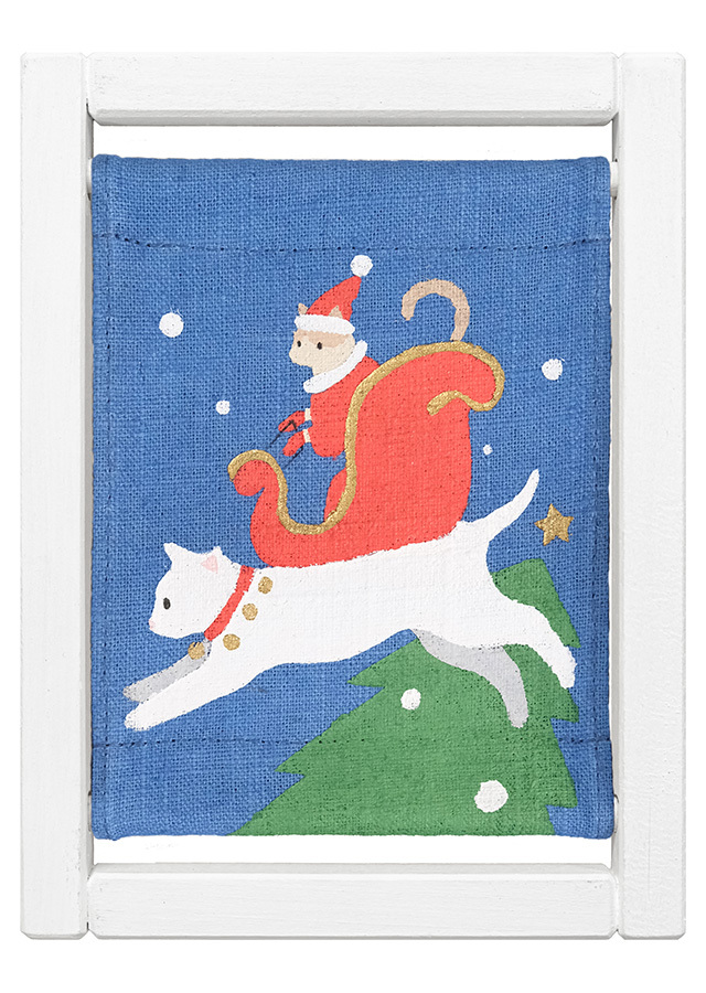 koyomiフレーム　ねこクリスマス
