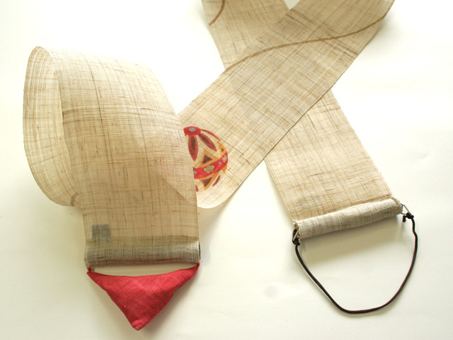 ［洛柿庵］細タペストリー「毬」