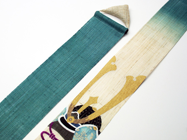 【洛柿庵】細タペストリー「かぶと」