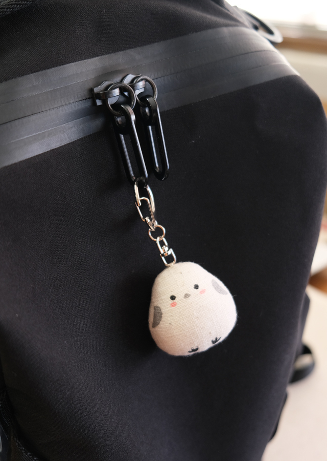 大入DESIGN］福来ら麻人形 「シマエナガ」（単品）[京都洛柿庵