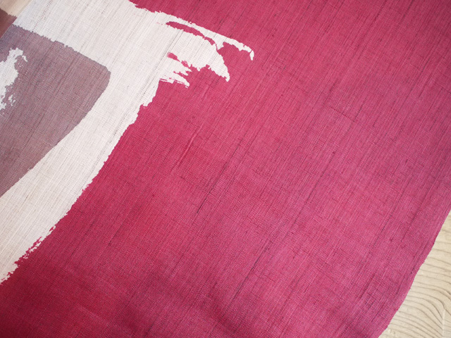 【鷺游×洛柿庵】のれん「阿吽」