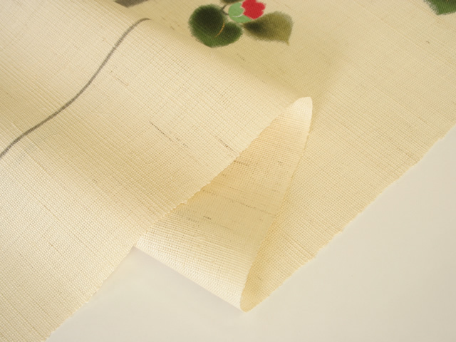 【洛柿庵】タペストリー「椿」