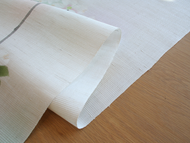 手染め麻タペストリー「はなみずき」 [京都洛柿庵オンラインショップ]