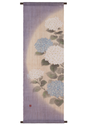 手染め麻タペストリー・初夏 [京都洛柿庵オンラインショップ