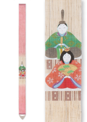 A3 高級な麻のタペストリー　TK14 雛飾り　ひな人形コンパクト雛タペストリー A3 高級な麻のタペストリー TK14 雛飾り ひな人形コンパクト雛タペストリー