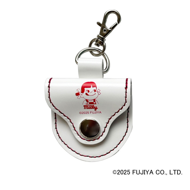 本革ピックホルダー LPL-3 ペコちゃんコラボ ミルキー/複数枚収納