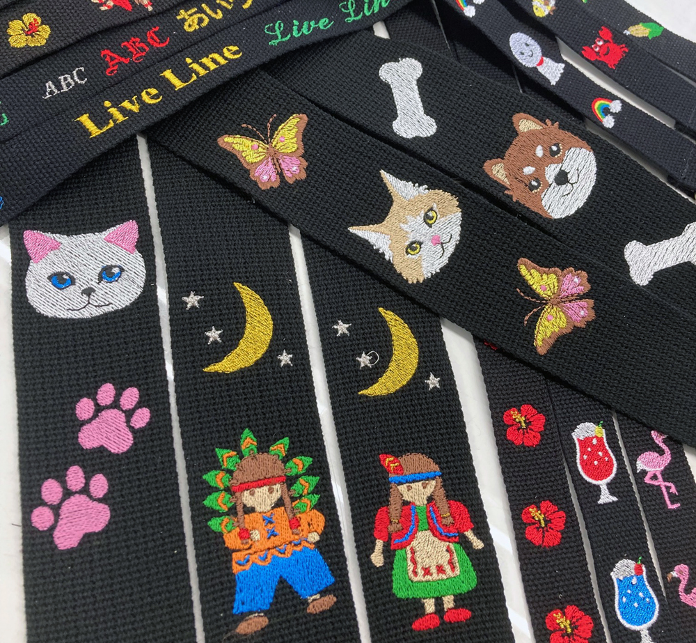 カスタム刺繍ストラップ　見積番号20260204-01