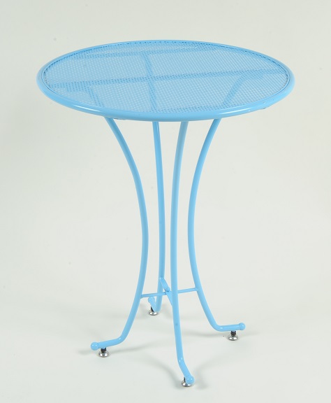 90s vintage パンチングメタルのブックスタンド付き テーブル