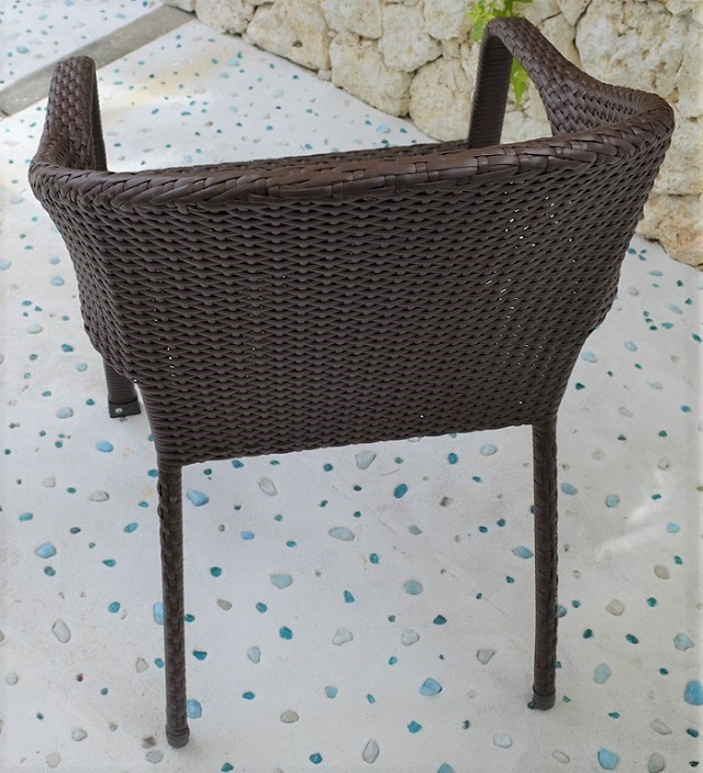 ラタン調 ガーデンファニチャー 3点 ガーデンテーブル ガーデンチェアー【グレー Amazon｜ガーデンテーブルセット 3点セット ラタン調 ガーデン