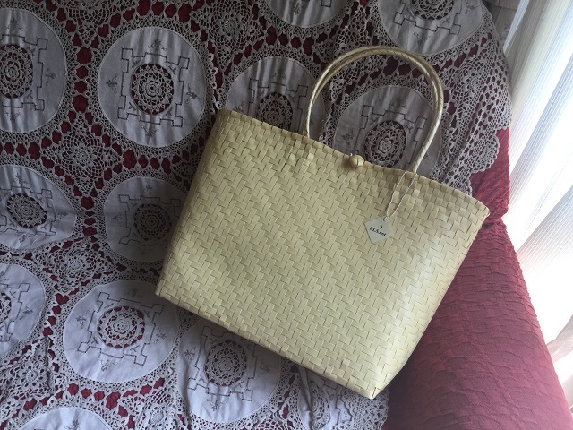 ベトナム 雑貨 プラカゴ 【かごバック】 イエロー XT20【送料無料】