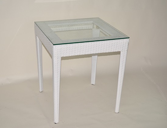 ガーデンファニチャーラタン調四角いテーブル【送料無料】