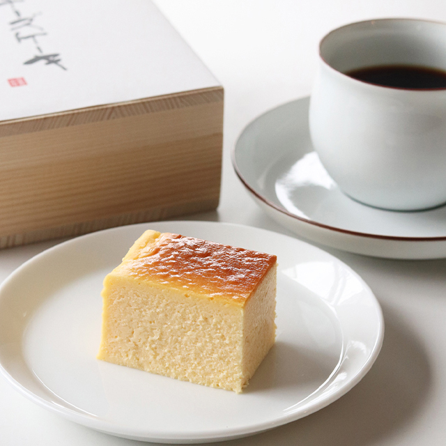 武蔵野茶房オリジナルブレンドドリップ珈琲〈5pc〉&特製焼チーズケーキ【木箱入】set