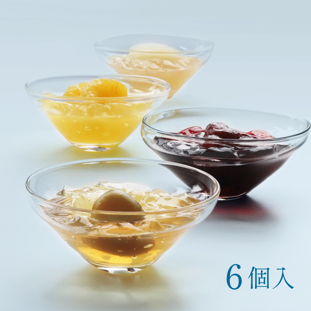 武蔵野茶房 果実たっぷりゼリー(6個入)